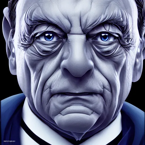 Image similar to Mario Draghi as Emperor Palpatine, digital art, cgsociety, artstation, trending, 4k