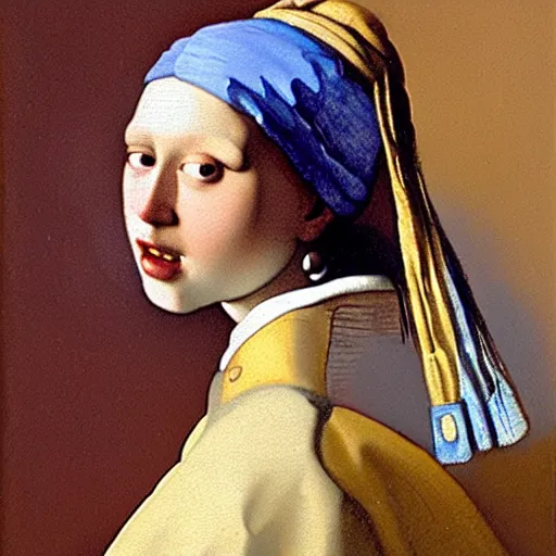 Image similar to cannavacciuolo painted by vermeer