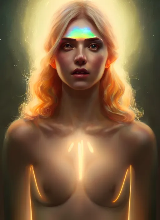 Prompt: iridescent portrait of a pale attractive women made of kintsugi and moonstone, background hyper detailed, character concept, full body, dynamic pose, glowing lights intricate, elegant, highly detailed, digital painting, artstation, concept art, sharp focus, illustration, qwek dom