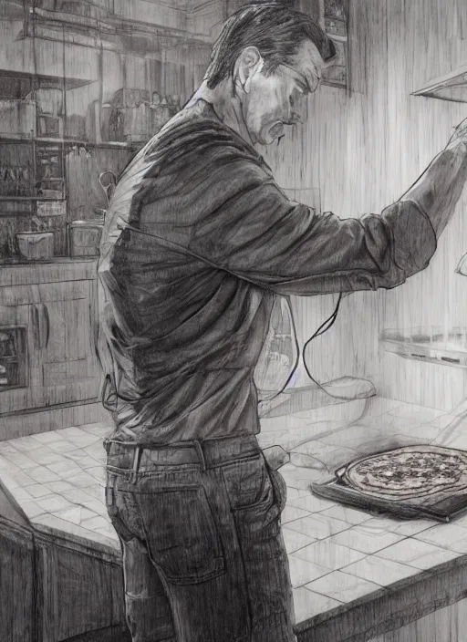 Prompt: portrait, Ted Cruz making a pizza, watercolor, dramatic lighting, cinematic, establishing shot, extremely high detail, foto realistic, cinematic lighting, pen and ink, intricate line drawings, by Yoshitaka Amano, Ruan Jia, Kentaro Miura, Artgerm, post processed, concept art, artstation, matte painting, style by eddie mendoza, raphael lacoste, alex ross