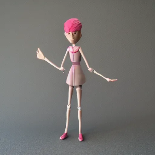 Image similar to rose ayling - ellis, stop motion action vinyl figure, plastic, toy