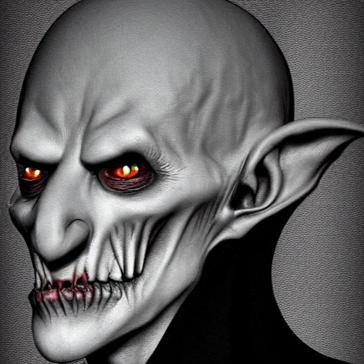 Image similar to Nosferatu, realistic