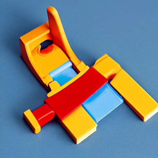 Prompt: Photo of a guillotine made by Fisher Price