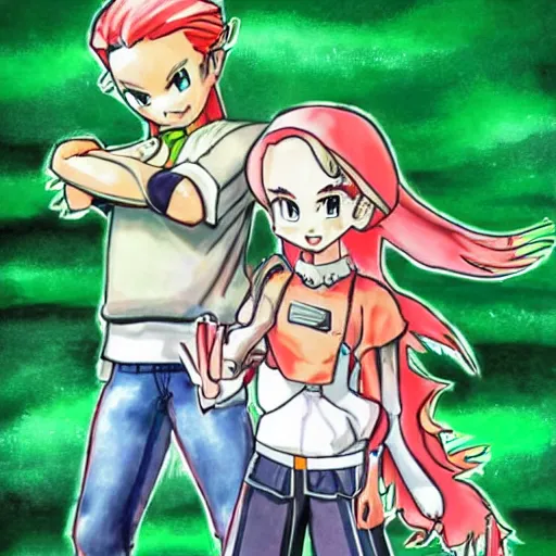 Prompt: art by ken sugimori