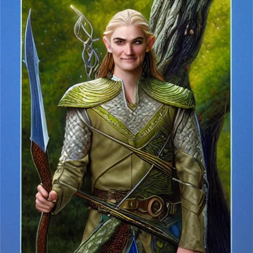 Prompt: fair elven prince Legolas by Mark Brooks, Donato Giancola, Victor Nizovtsev, Scarlett Hooft, Graafland, Chris Moore