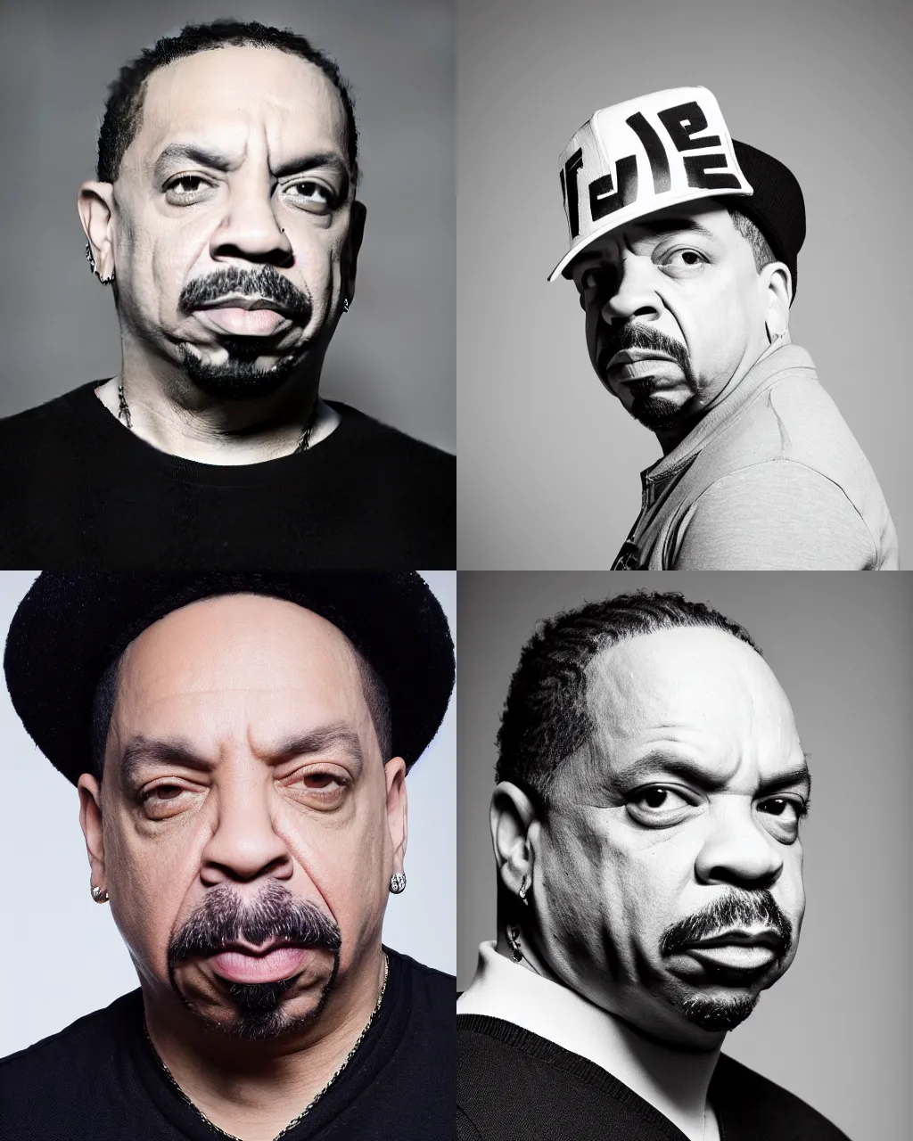 Prompt: portrait of ice t, studio photo