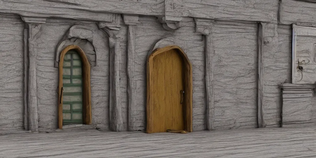 Prompt: if you save some of it, you can build a door,, silly, highly detailed, sharp, cinematic, 8 k,