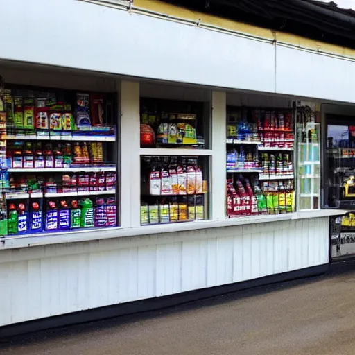Prompt: the convenience store
