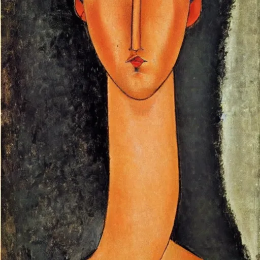 Image similar to giga chad, amedeo modigliani