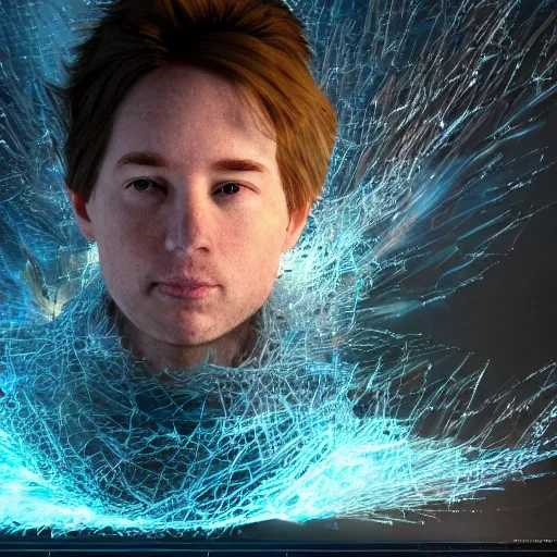 Image similar to full body pose, hyperrealistic photograph of tom scott, dim volumetric lighting, 8 k, octane beautifully detailed render, extremely hyper detailed, intricate, epic composition, cinematic lighting, masterpiece, trending on artstation, very very detailed, stunning, hdr, smooth, sharp focus, high resolution, award, winning photo, dslr, 5 0 mm