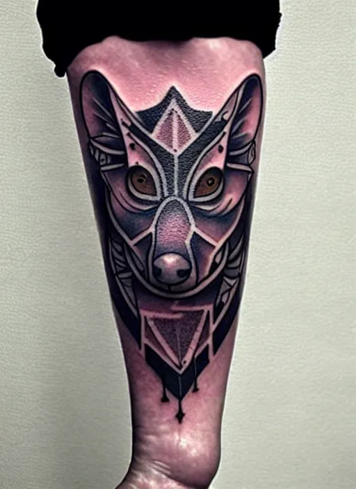 Image similar to a pretty neat tattoo an artist might have