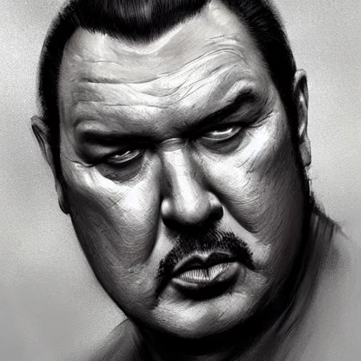 Image similar to sad steven seagal in jail cell, prison bars, prison bars, prison bars, intricate, highly detailed, digital painting, artstation, concept art, smooth, sharp focus, illustration, art by greg rutkowski, patriotic!!!