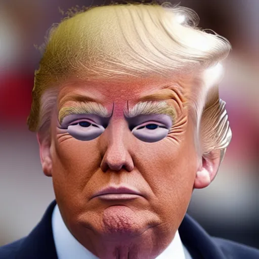 Image similar to donald trump after his rumoured plastic surgery