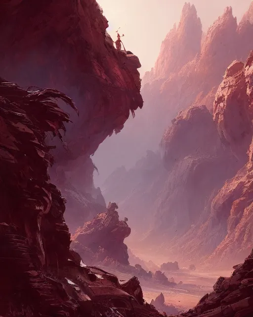 Prompt: the valley of fire, environment art, fantasy art, landscape art, in the style of greg rutkowski, illustration, epic, fantasy, intricate, hyper detailed, artstation, concept art, smooth, sharp focus, ray tracing