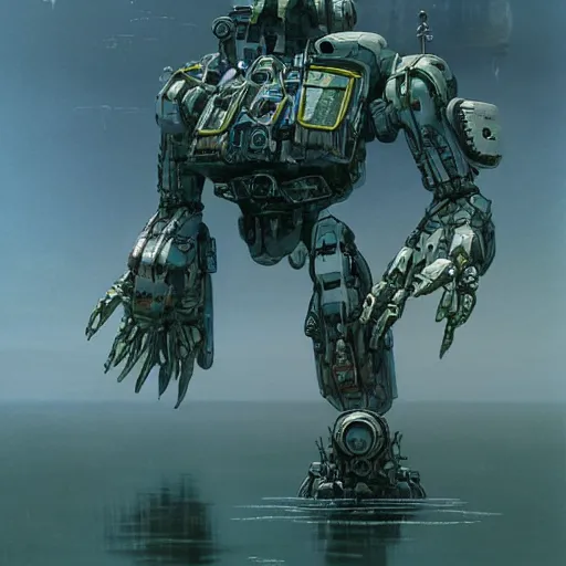 Image similar to waterlily shaped biomechanical combat mecha, sci - fi movie, cinematic compositions, highly detailed, canon eos r 3, 8 k, illustration, bandai box art, retrofuturism, by beksinski, rutkowski and stalenhag