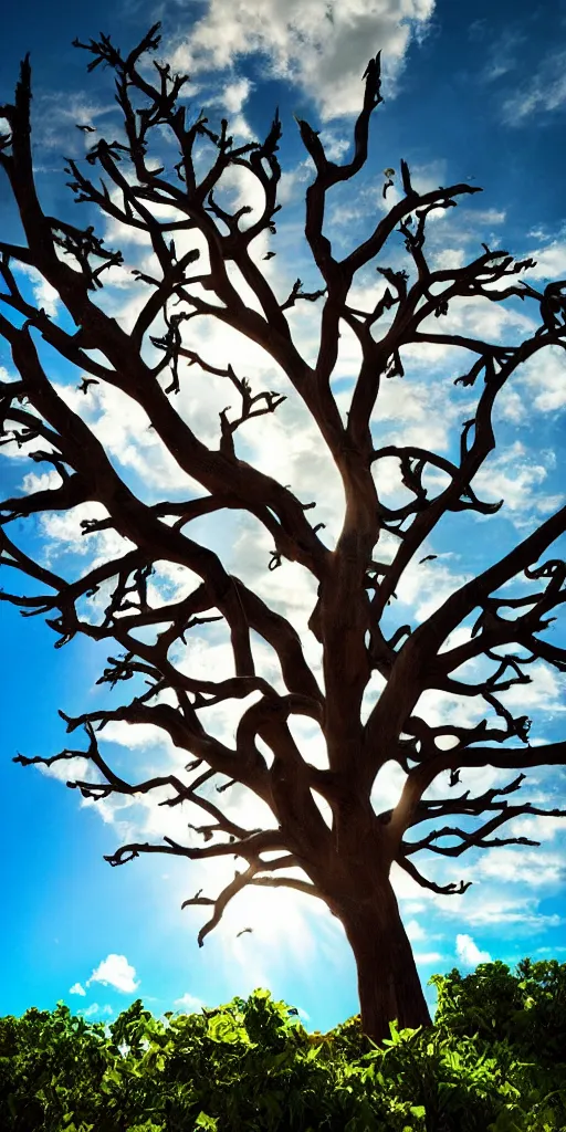 Image similar to Aruba iconic Divi tree beautiful sun rays award winning photo