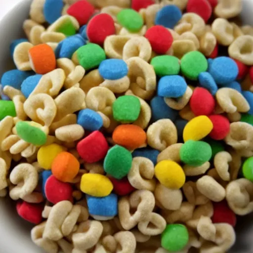 Prompt: christian lucky charms cereal