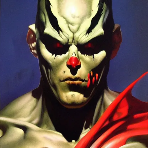 Prompt: ultra realistic portrait painting of spawn, art by frank frazetta, 4 k, ultra realistic, highly detailed, epic lighting