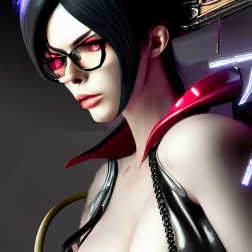 Prompt: Bayonetta, cyberpunk style, digital painting, artstation, concept art, smooth, sharp focus, hyperrealistic, illustration, artstation trending, octane render, unreal engine, ambient light, dynamic lighting