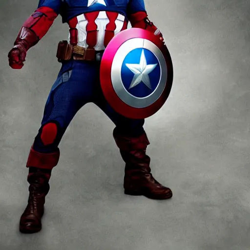 Prompt: robert downey jr. as captain america