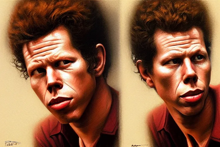 Image similar to poster portrait of young tom waits in the color of money ( 1 9 8 6 ). oil painting elegant, highly detailed, centered, digital painting, artstation, concept art, smooth, sharp focus, illustration, artgerm, tomasz alen kopera, peter mohrbacher, donato giancola, joseph christian leyendecker drew struzan