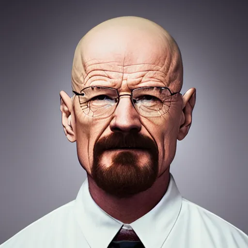 Image similar to Walter White, Burger king manager, 4k