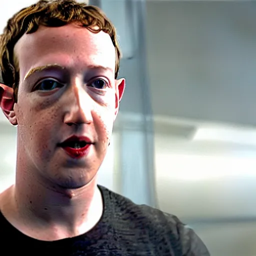 Image similar to a film still of mark Zuckerberg in the movie 300, high quality