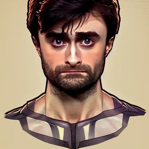 Image similar to symmetry portrait of daniel radcliffe as wolverine, american stand - up comedian, intricate, elegant, highly detailed, digital painting, artstation, concept art, smooth, sharp focus, illustration, art by artgerm and greg rutkowski and alphonse mucha