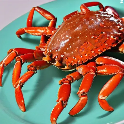 Prompt: pretzel crab