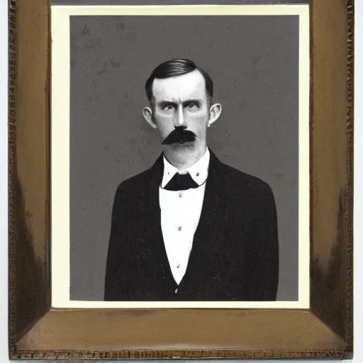 Image similar to portrait still of a ww 1 army surgeon, art style by edward gorey,