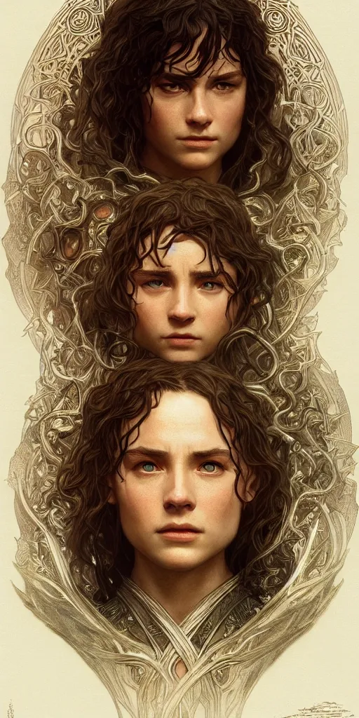 Image similar to lord of the rings, intricate, highly detailed, digital painting, artstation, concept art, smooth, sharp focus, illustration, Unreal Engine 5, 8K, art by artgerm and greg rutkowski and alphonse mucha