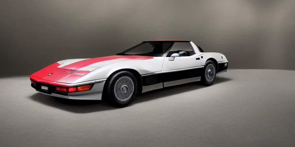 Prompt: “C8 corvette if it were made in the 1980s highly detailed, 4K”