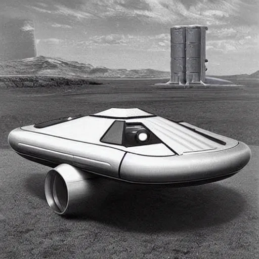 Image similar to intergalactic planetary future space vehicles that look super stylish. retrofuturism