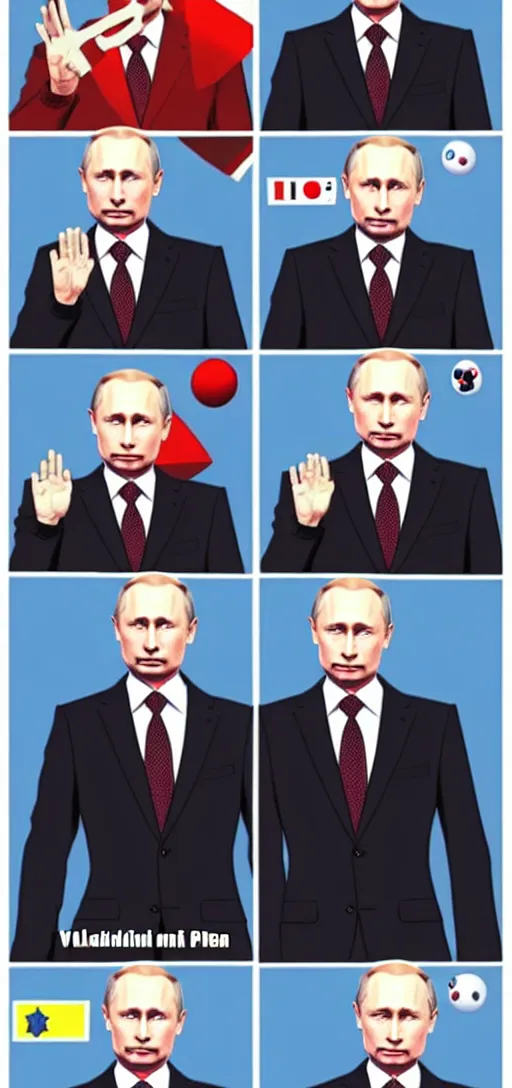 Image similar to vladimir putin in pokemon