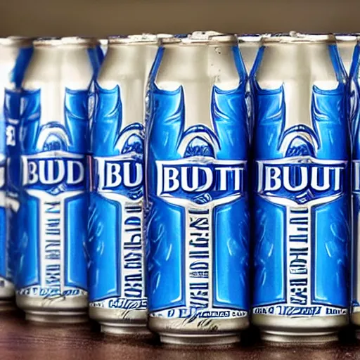 Prompt: bud light can 1 2 oz