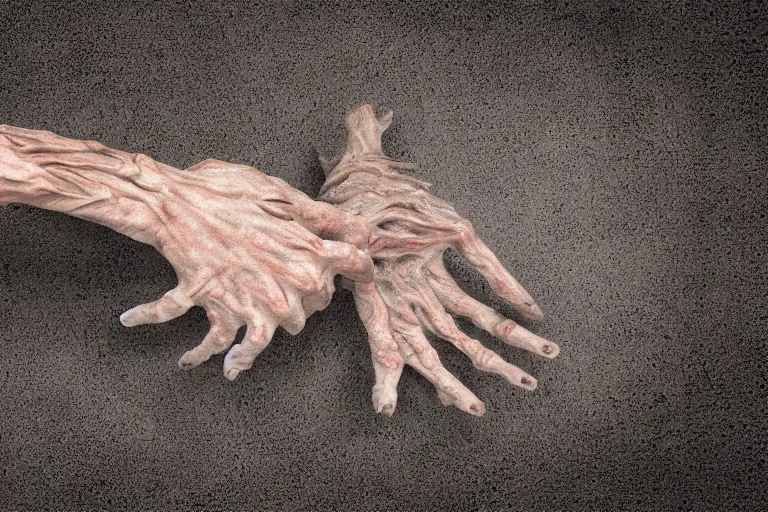 Prompt: A regrown hand, photorealistic imagery, 8k quality