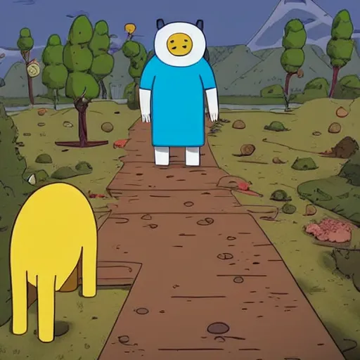 Image similar to adventure time