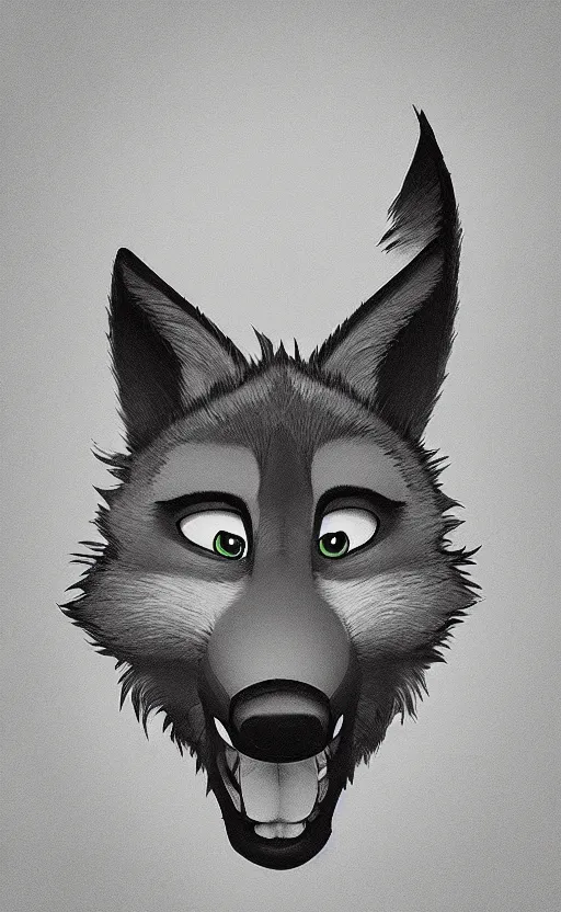 Image similar to “wolf in the style of zootopia in a dark room, trying to avoid lasers, cinematic, dramatic in the style of zootopia”