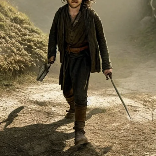 Image similar to Aaron Paul as Frodo