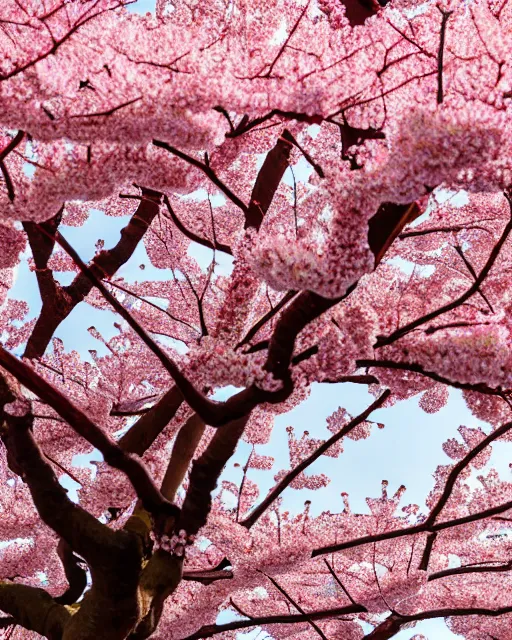 Prompt: stylized highly ornate baroque cherry blossoms soft daylight 8k high angle shallow depth of field