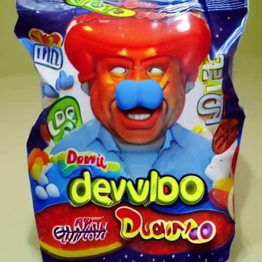 Image similar to Haribo Gummy Danny Devito made of gummy