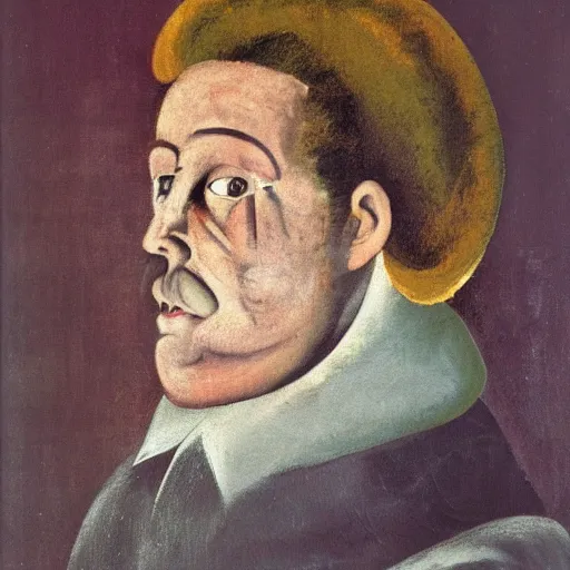 Image similar to portrait of a man by francis bacon