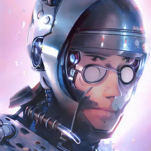 Image similar to An anime portrait of cyborg Elmo, by Stanley Artgerm Lau, WLOP, Rossdraws, James Jean, Andrei Riabovitchev, Marc Simonetti, and Sakimichan, tranding on artstation