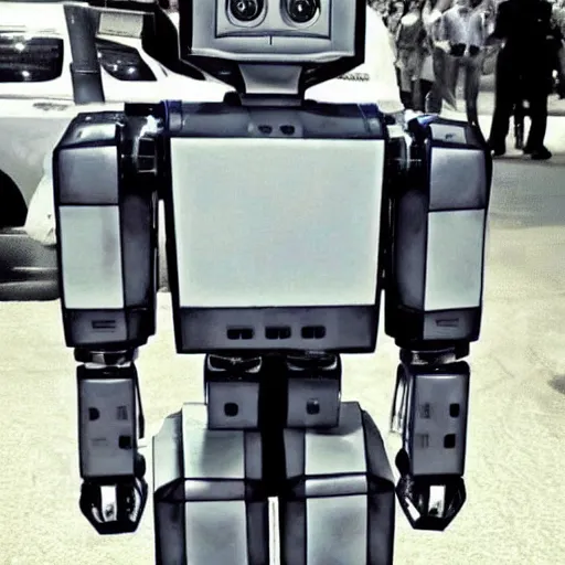 Image similar to gigachad robot