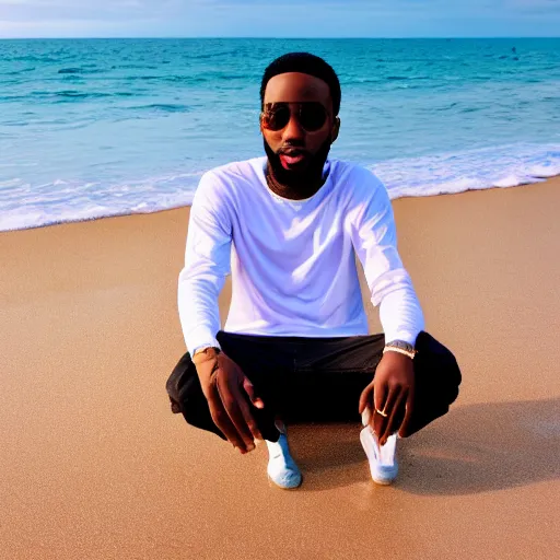 Image similar to glizzy on the beach