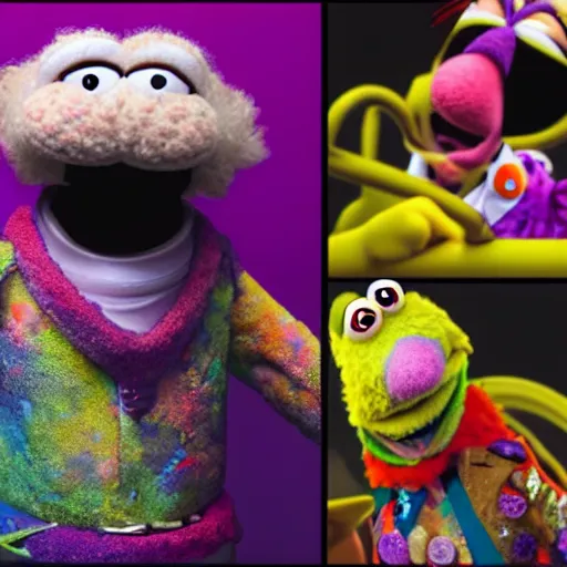 Image similar to a beautiful portrait of gonzo the Muppet, 8k ultra realistic details