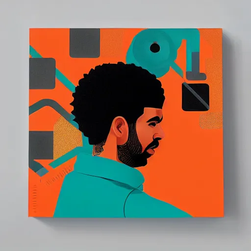 Drake profile picture by Sachin Teng, asymmetrical, | Stable Diffusion ...