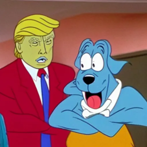 Image similar to Donald trump in Scooby Doo (1969)