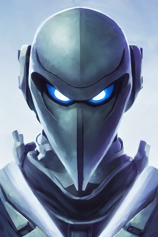 Image similar to epic mask helmet robot ninja portrait stylized as fornite style game design fanart by concept artist gervasio canda, behance hd by jesper ejsing, by rhads, makoto shinkai and lois van baarle, ilya kuvshinov, rossdraws global illumination radiating a glowing aura global illumination ray tracing hdr render in unreal engine 5