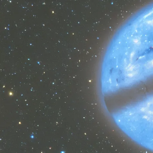 Image similar to planet lemon, photo by hubble telescope